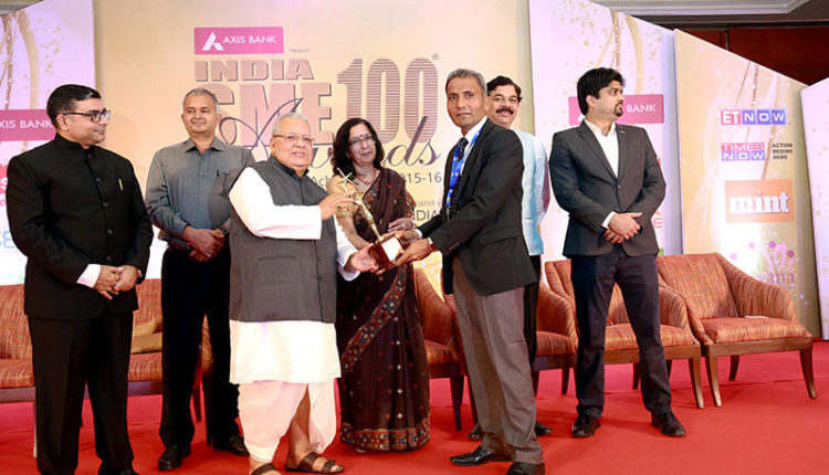 Matrix awarded the prestigious India SME100 Award!