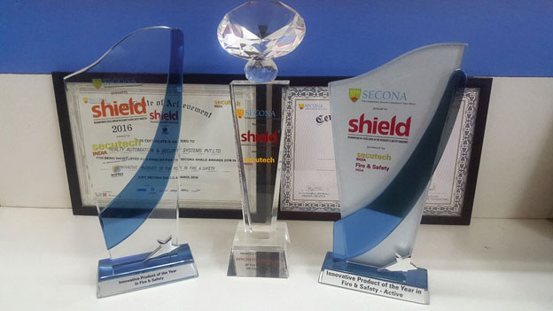 Third time winner of Shiled Award for Fire & Safety products !