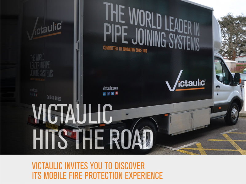 Victaulic fire protection mobile truck hits the road