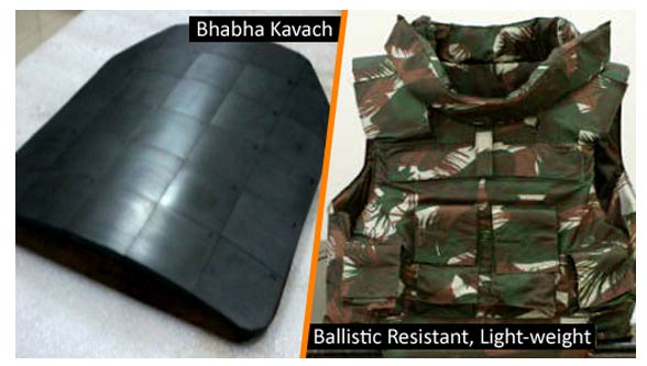 India’s lightest bulletproof Jacket ‘BhabhaKavach’