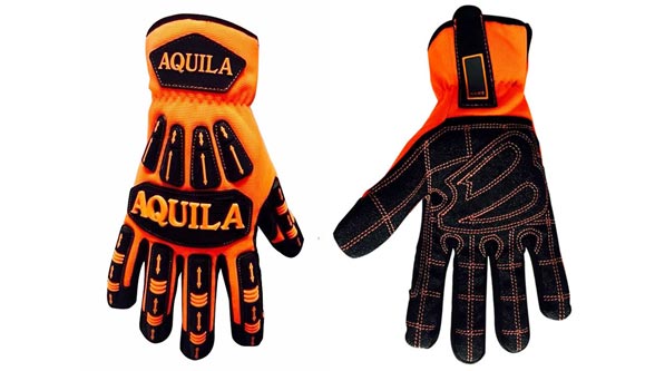 Aquila brand of industrial gloves