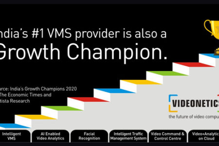 Videonetics ranked amongst top 10 growth champions in India
