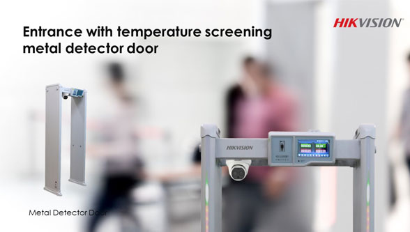 Hikvision Temperature Screening Metal Detector Door