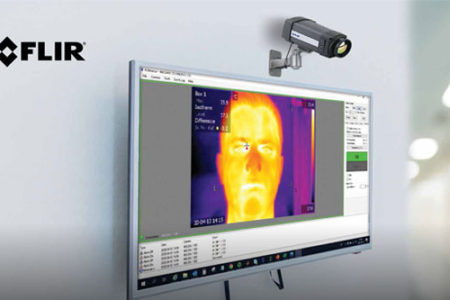 Screening for elevated skin temperature at the workplace