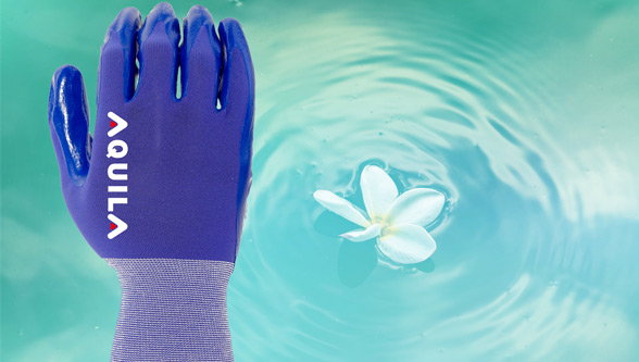 Aquila coated gloves for non-medical use