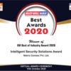 Matrix bags Electronics Maker Award for Best Intelligent Security Solutions Provider