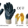 Nitrile Medium to Heavy Coated Gloves with Knit Wrist
