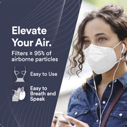 Elevate your air: 3M introduces easy to wear KN95 respirator, designed for comfort, to help protect people against airborne particles 