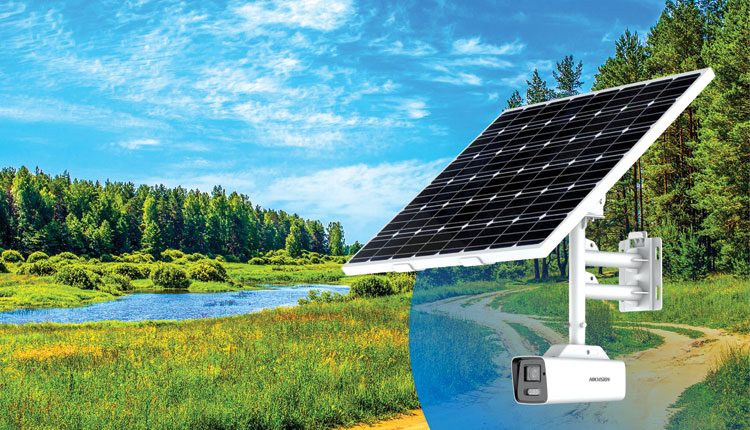 solar-powered camera - the ideal security solution