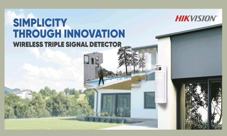 New innovative Hikvision AX PRO Wireless Triple Signal Detector takes false alarm reduction to a new level