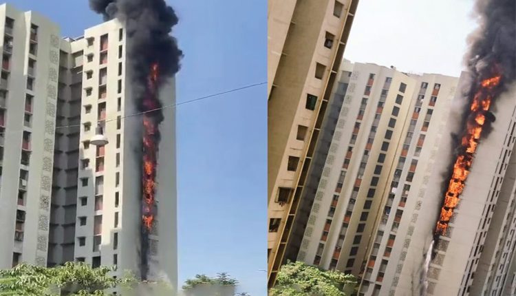 Massive Fire Breaks Out In A Building Near Thane’s Dombivali