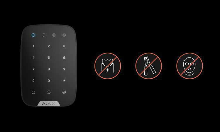 security system through a keypad